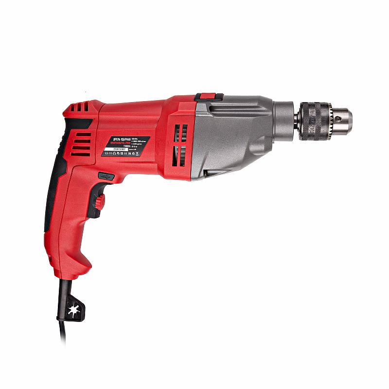 Дрель ударная IMD1100/13-PRO (Н) (1100Вт,2скорости,рег.скор,метал.корп,реверс,КЕЙС ) №1