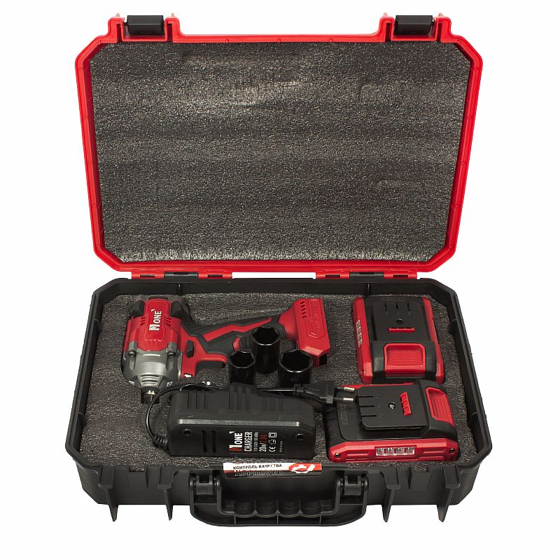 Гайковерт акк.бесщет.ударн.CIW40/3.0-PRO-BL(600Hm,20V,3.0Ah,2акк,З/У,набор головок,Кейс) №1