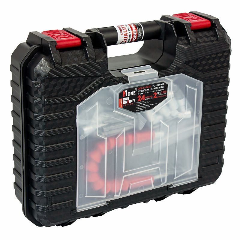 Дрель акк.ударная бесщ.CDI 20/2,6-IN-BR(40Hm,20V/2,0Ah,13мм БЗПметал,500-1650об/мин,24акс,КЕЙС) №1