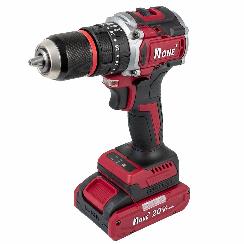 Дрель акк.ударная бесщ.CDI 20/2,6-IN-BR(40Hm,20V/2,0Ah,13мм БЗПметал,500-1650об/мин,24акс,КЕЙС) №1