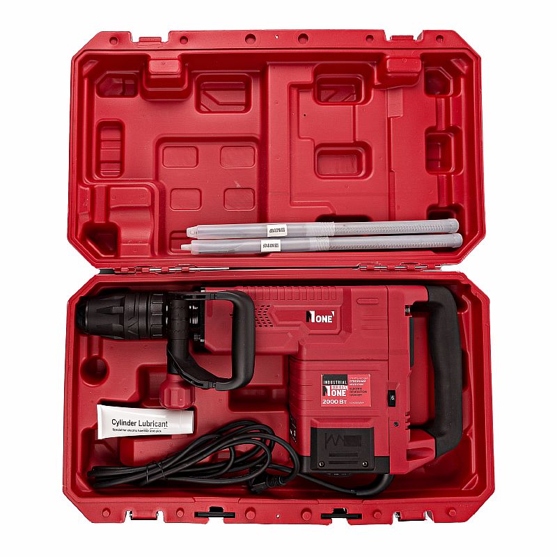 INDUSTRIAL Молоток отбойный EDH2000/50-1 (2000Вт,28Дж,SDS-Max,пика,зубило,рег.скорости,кейс) №1