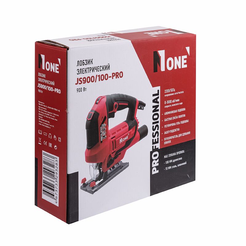 Лобзик JS900/100- PRO (900Вт,макc.гл.пропила 100мм.алл.подошва,быстр.зажим,) №1