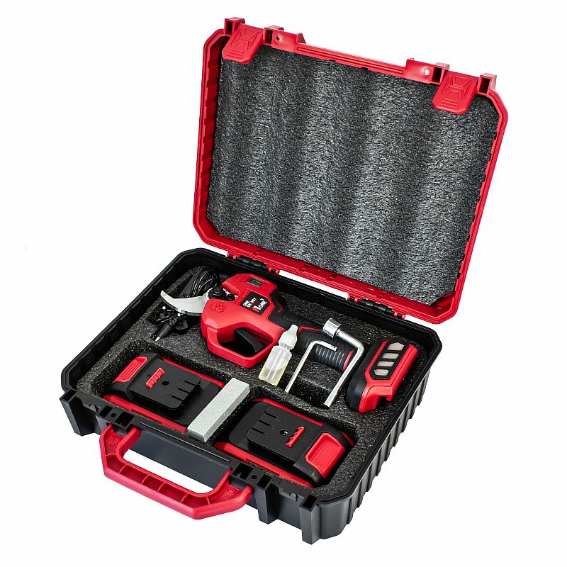 Секатор акк.NPC25/2.0-PRO (20V,2.0Ah,30мм толщ.реза,2 АКК,1з/у,дисплей,КЕЙС) №1