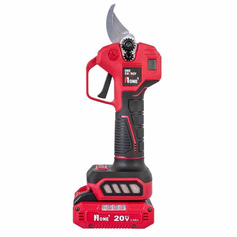 Секатор акк.NPC25/2.0-PRO (20V,2.0Ah,30мм толщ.реза,2 АКК,1з/у,дисплей,КЕЙС) №1