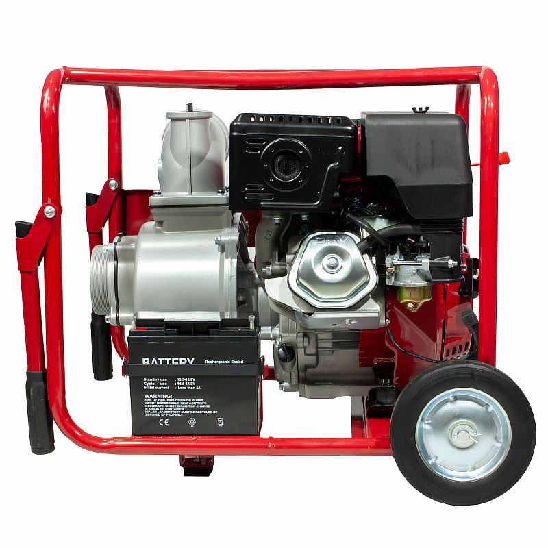 Бензиновая мотопомпа NGP100-PRO (15л/с,1500л/м,выс.под30м,глуб.всас7м,4"/100мм,4х тактн,эл.старт)№1