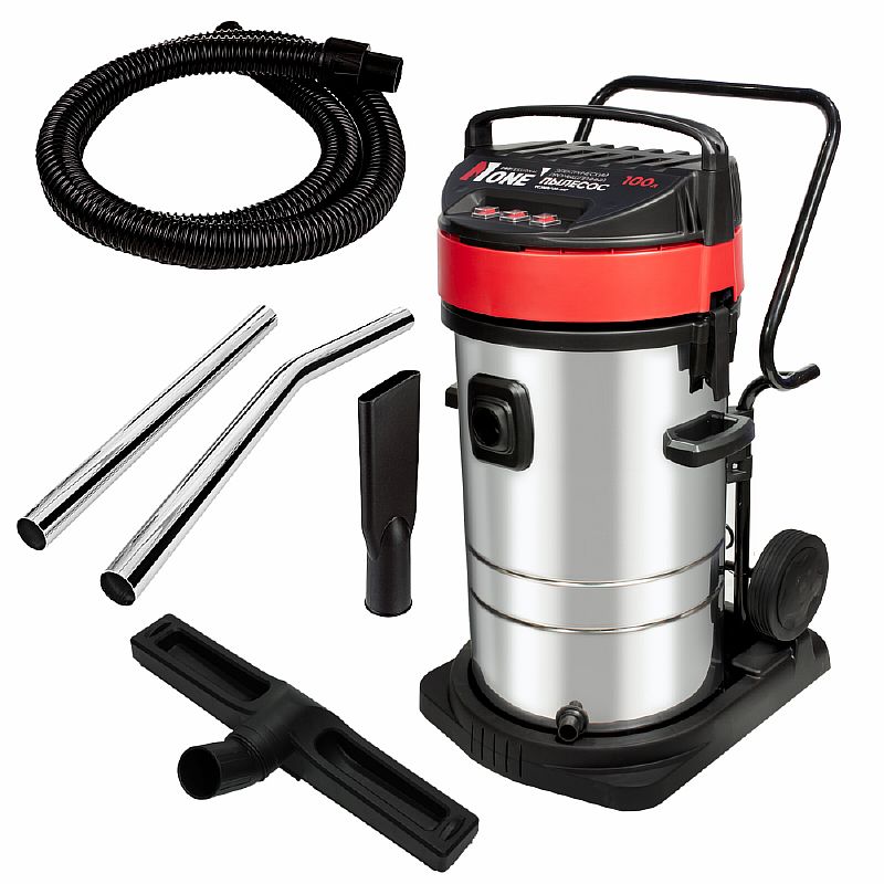 Пылесос строительный VC3000/100-3HP (100л, 3000Вт, 5м шланг, 2двигателя, сух/вл уборка) №1