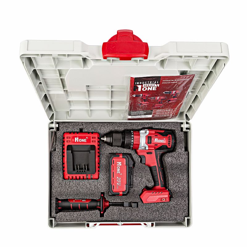 INDUSTRIAL Дрель акк.ударная бесщ.CDI 20/4,0-IN-BR-1B(Max 120Hm.2.0V,1акк-4,0Ач,з/у,Модульн.кейс) №1
