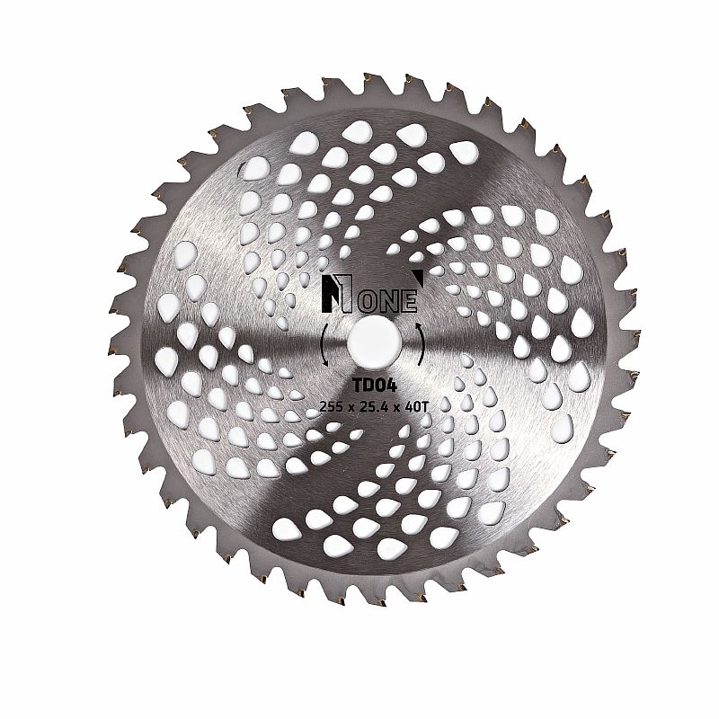 Диск TD04 твердосплавный 40 зубовый для триммера (эконом) 255X40T № 1