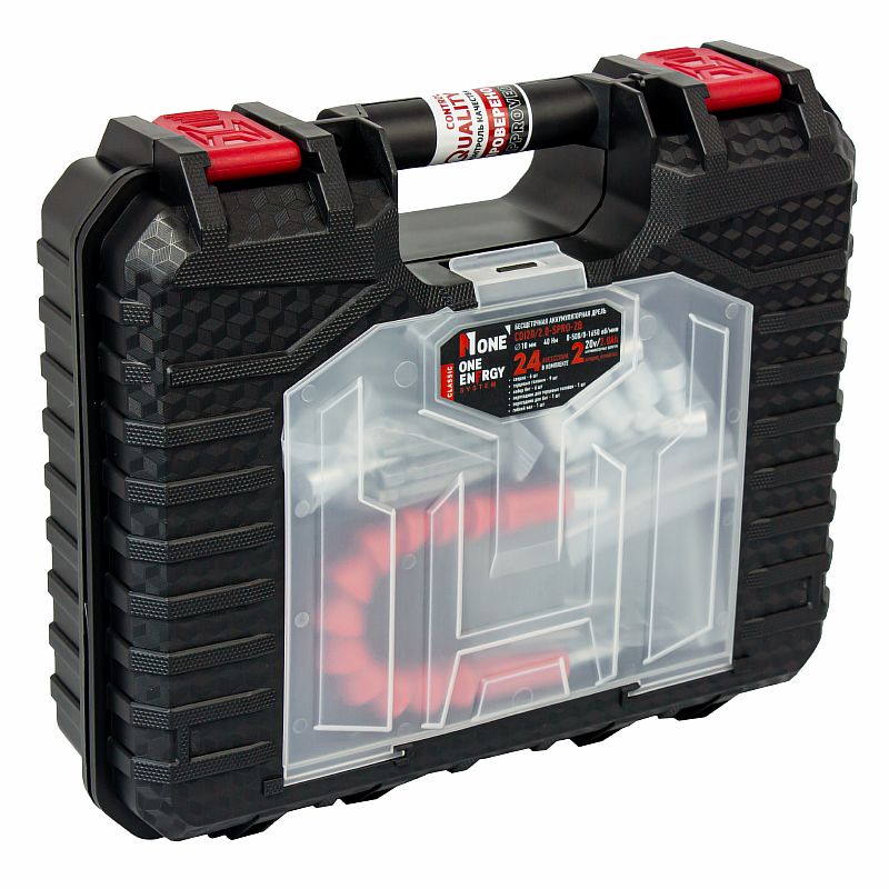 Дрель акк. бесщет.CDI20/2.0-SPRO-2B С НАБОРОМ 24 пр(40Hm,20V/2,0Ah,10мм БЗПметал,2скор,2акк,КЕЙС) №1