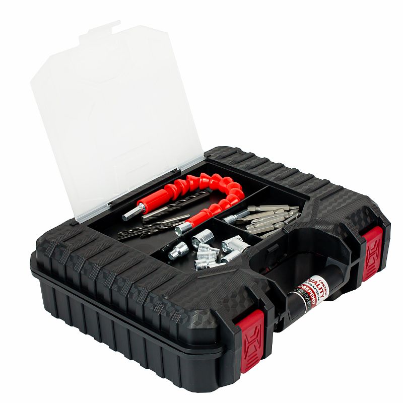 Дрель акк. бесщет.CDI20/2.0-SPRO-2B С НАБОРОМ 24 пр(40Hm,20V/2,0Ah,10мм БЗПметал,2скор,2акк,КЕЙС) №1