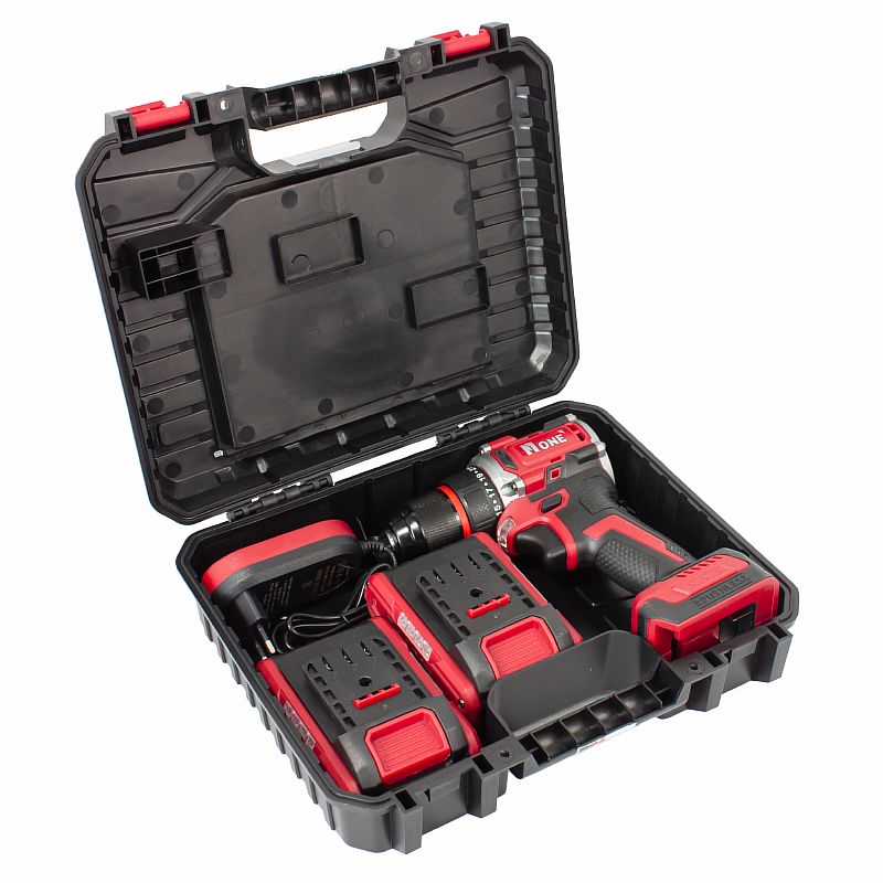 Дрель акк. бесщет.CDI20/2.0-SPRO-2B С НАБОРОМ 24 пр(40Hm,20V/2,0Ah,10мм БЗПметал,2скор,2акк,КЕЙС) №1