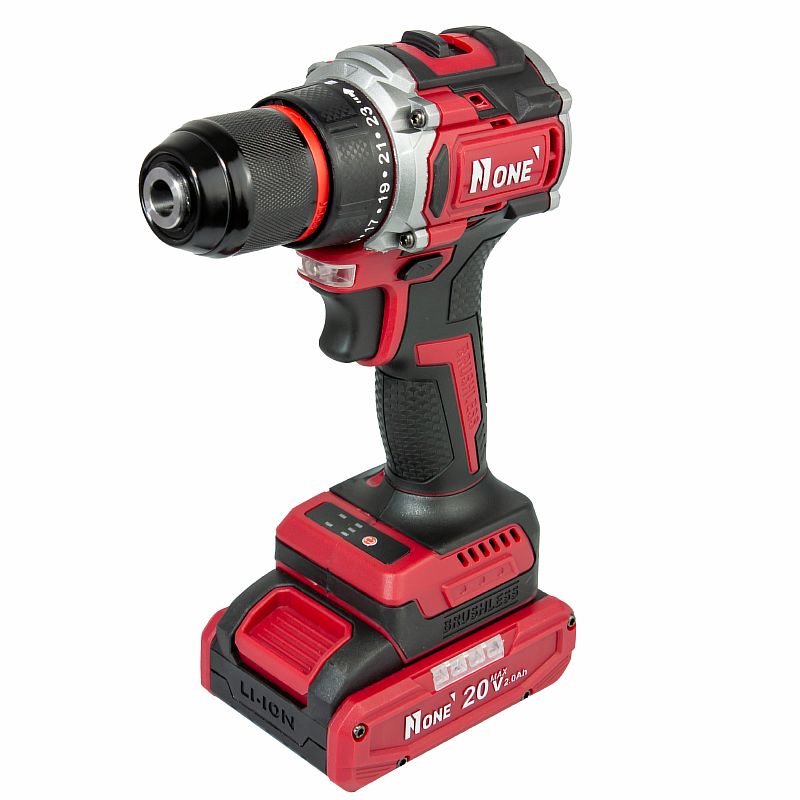 Дрель акк. бесщет.CDI20/2.0-SPRO-2B С НАБОРОМ 24 пр(40Hm,20V/2,0Ah,10мм БЗПметал,2скор,2акк,КЕЙС) №1