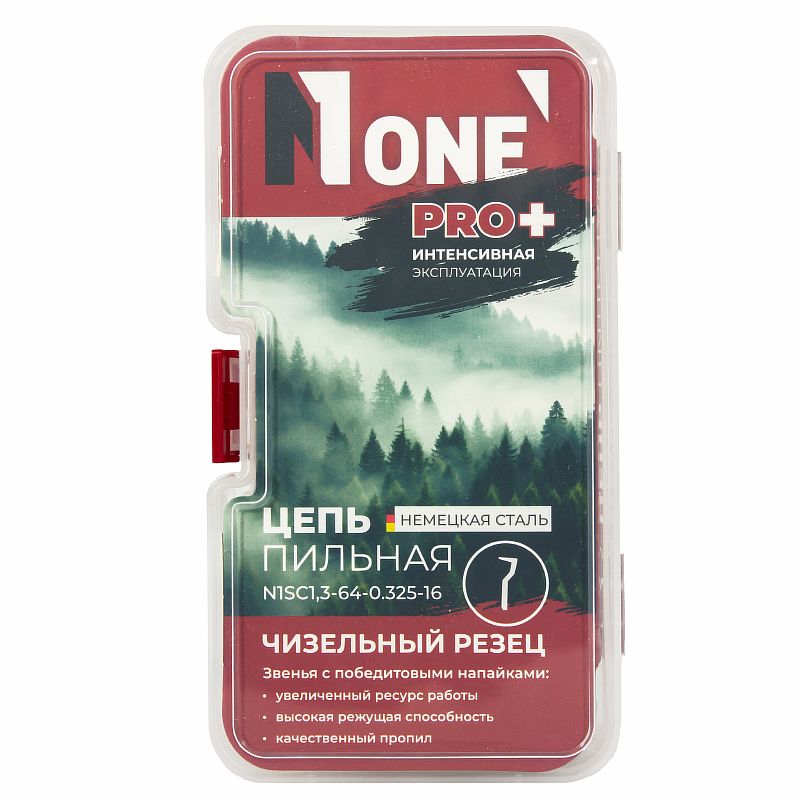 Цепь для пил PRO+ в коробке (победит.зуб) N1SC1,3-64-0,325-16 №1