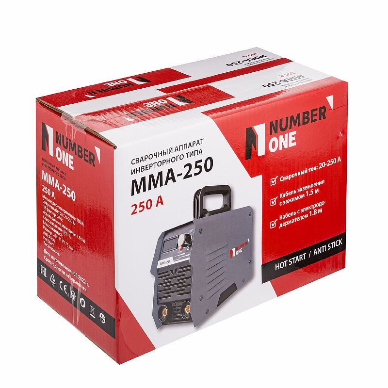 Сварочный аппарат инверт. MMA 250A  (250A,ПВ-60,1,6-4,0мм) №1