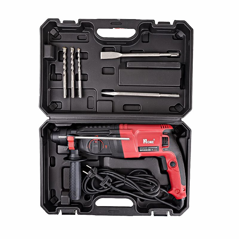 Перфоратор EH1200/26-1 (3х реж.,1200Вт,3,2 Дж, SDS+.кейс) КРАСН №1 (2181)