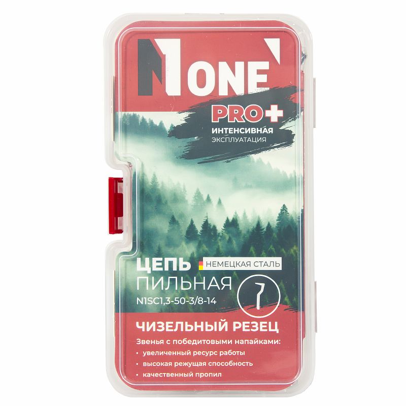 Цепь для пил PRO+ в коробке (победит.зуб) N1SC1,3-50-3/8-14 №1