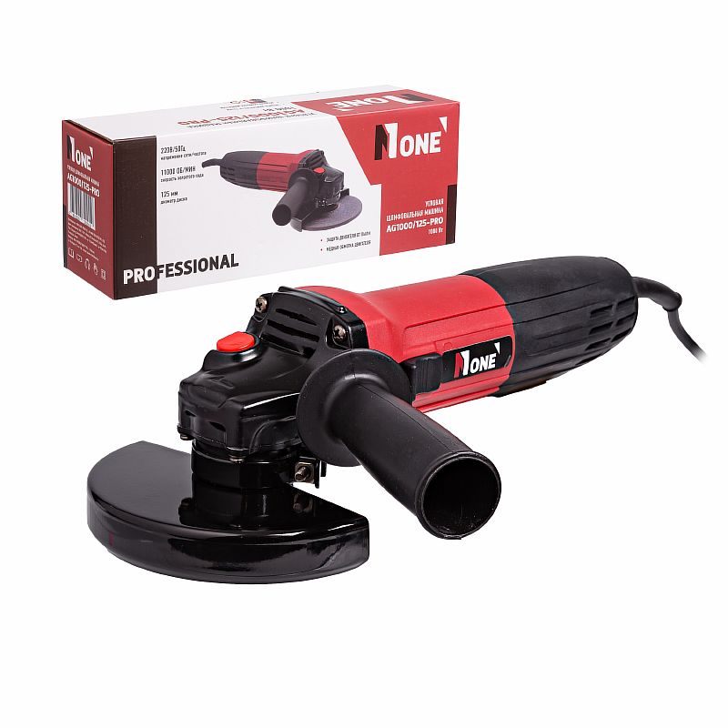 УШМ AG1000/125-PRO  (125мм,1000Вт,ПОВЫШЕННАЯ ПЫЛЕЗАЩИТА) №1