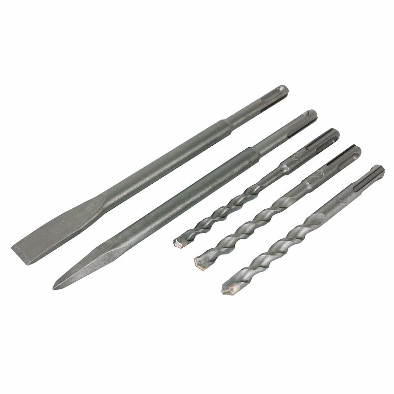 Перфоратор EH1250/30-1 (3-х режимн.3,2Дж,1250Вт,4600уд/мин,SDS+,КЕЙС,набор буров,съемн.патр) №1