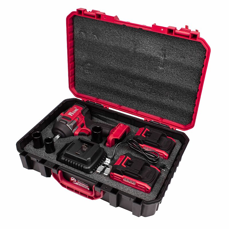 INDUSTRIAL Гайковерт акк.бесщ.CIW50/4.0-IN-2B (20V,4,0Ah,Max1000Hm,тип патр.квадр1/2,MAKITA,2акб) №1