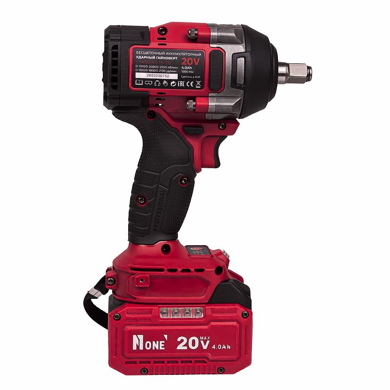 INDUSTRIAL Гайковерт акк.бесщ.CIW50/4.0-IN-2B (20V,4,0Ah,Max1000Hm,тип патр.квадр1/2,MAKITA,2акб) №1