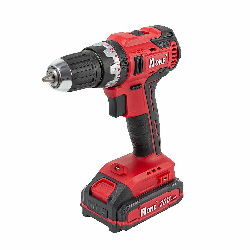 INDUSTRIAL Дрель акк.ударная бесщ CDI 20/2.0-PRO-BR-1B (20V.БЕЗ АКК,2,0Ач,З/У,2-х скор,55Hm.10мм) №1