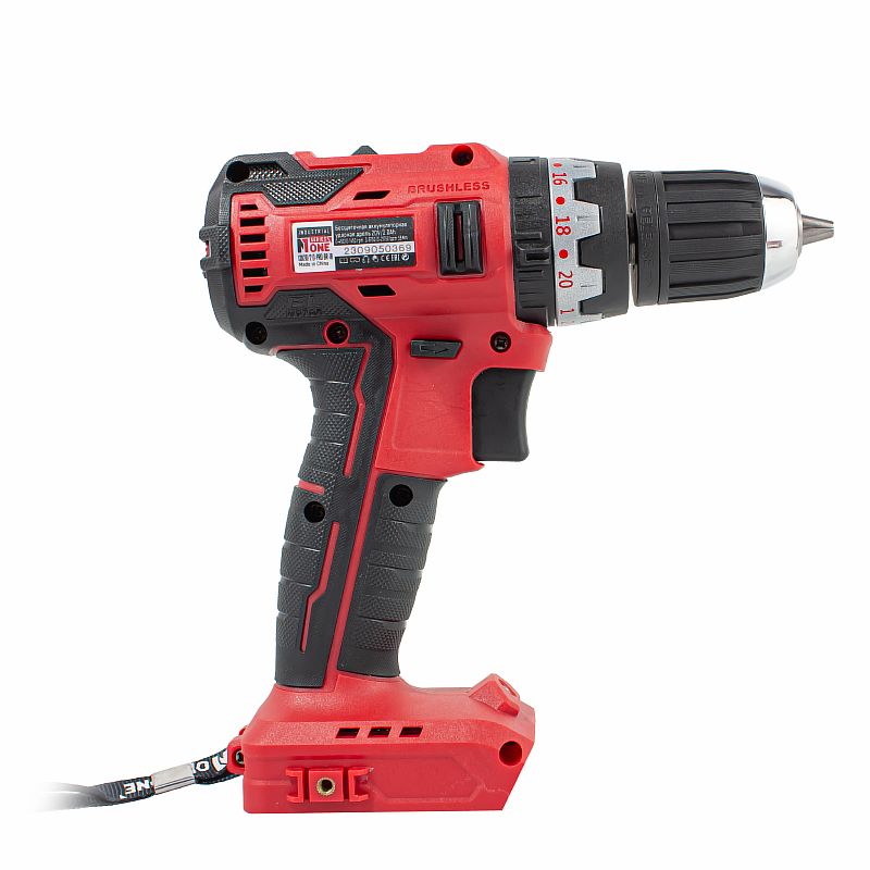 INDUSTRIAL Дрель акк.ударная бесщ CDI 20/2.0-PRO-BR-1B (20V.БЕЗ АКК,2,0Ач,З/У,2-х скор,55Hm.10мм) №1
