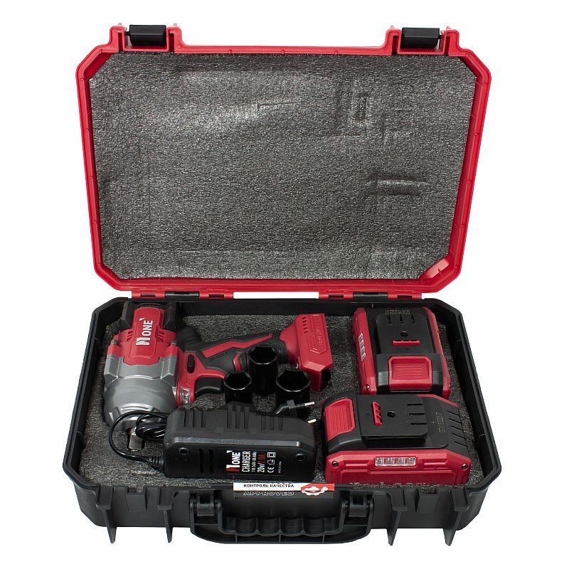 Гайковерт акк.бесщет.ударн.CIW30/4.0-PRO-BL(1200Hm,20V,5.0Ah,2акк,З/У,набор головок,Кейс) №1