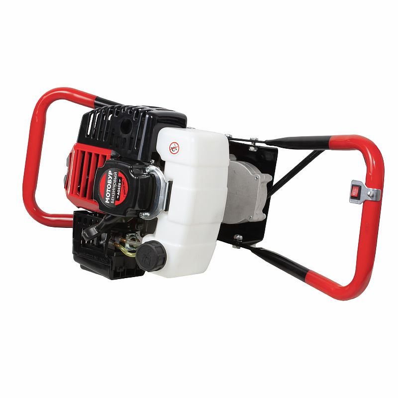 Мотобур AG520 (2-тактн.,52сс,2300Вт,посадочный 20мм) ONEMOTO
