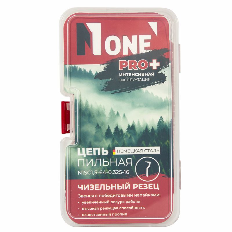 Цепь для пил PRO+ в коробке (победит.зуб) N1SC1,5-64-0,325-16 №1