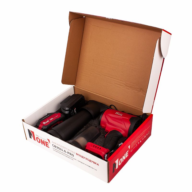 INDUSTRIAL Воздуходувка акк.бесщет.CB20/4.0-PRO (20V,4.0Ач,пот,1АКБ,1з/у,платформа MAKITA) №1
