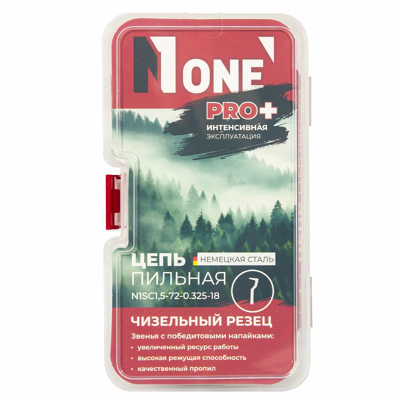 Цепь для пил PRO+ в коробке (победит.зуб) N1SC1,5-72-0,325-18 №1