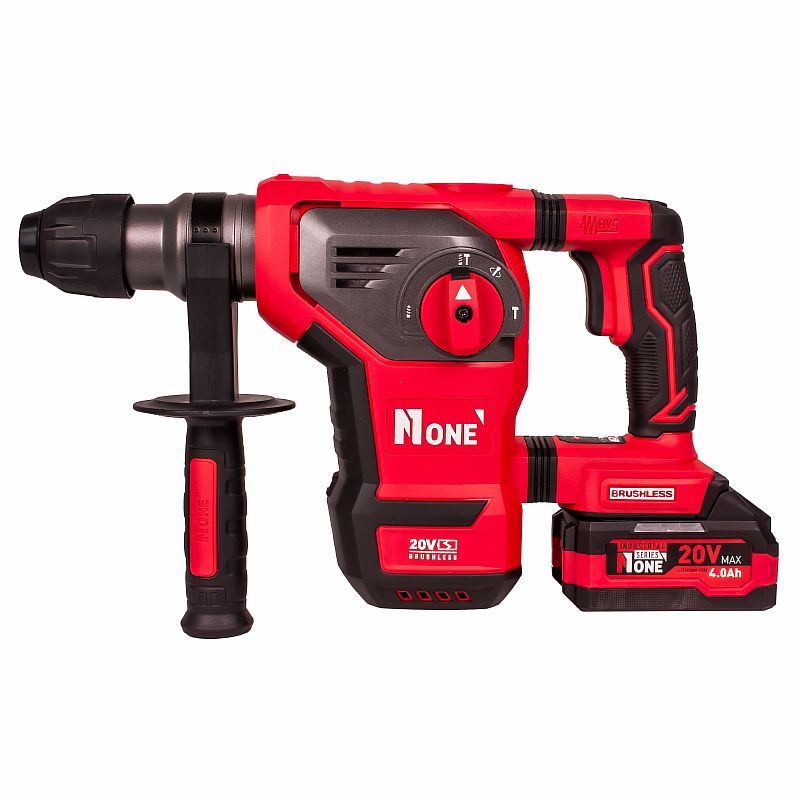 INDUSTRIAL Перфоратор акк. EH50/4.0-PRO-BL (4-х реж,30мм,2акк.4,0А/ч,З/У,5,8Дж,наб.буров,инд.зар) №1