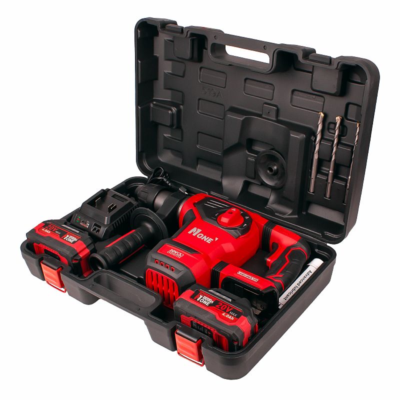 INDUSTRIAL Перфоратор акк. EH50/4.0-PRO-BL (4-х реж,30мм,2акк.4,0А/ч,З/У,5,8Дж,наб.буров,инд.зар) №1