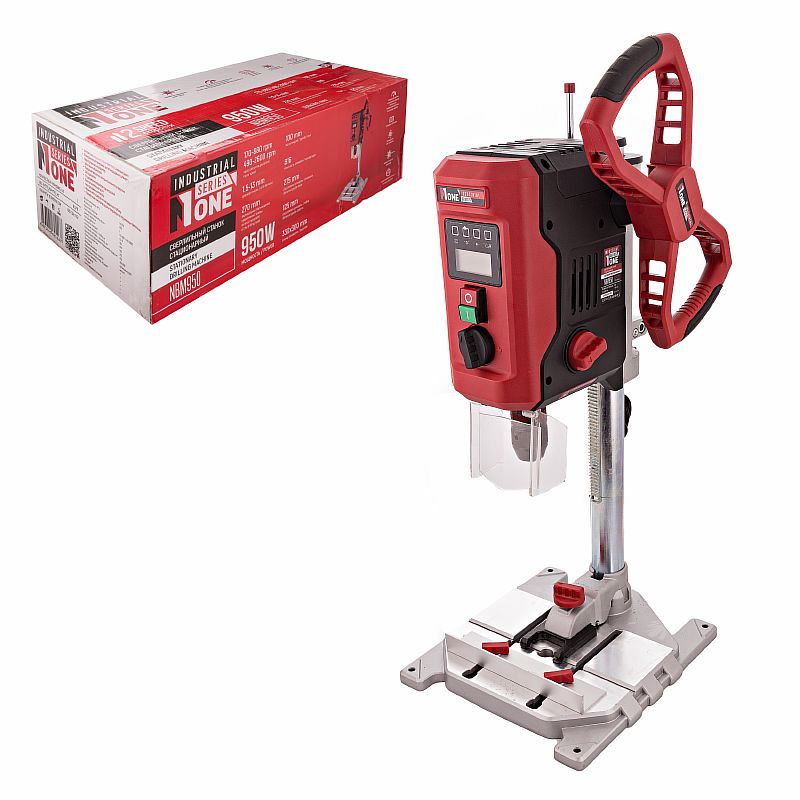 INDUSTRIAL Станок сверл.стацион.NBM950 (220В/50Гц,490-2600об/мин,Dсверла 1,5-13мм,950Вт,БЗП) №1(1467