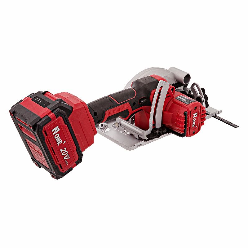 INDUSTRIAL Пила циркул.акк.бесщет.NCCS120-IN-BR-3.0-1B (20V.3.0Ah,1АКК,1З/У,d=125мм,подсвет) №1