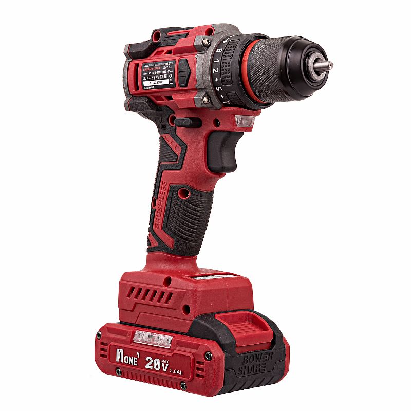 Дрель акк. бесщет.CDI 20/2,0-SPRO (45Hm,20V/2,0Ah,10мм метал.патрон,500-1650об/мин,КЕЙС) №1