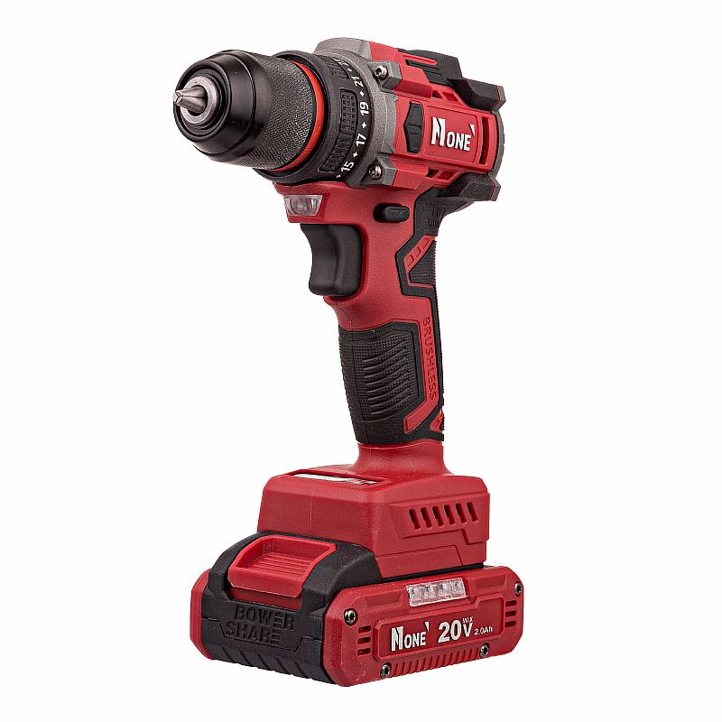 Дрель акк. бесщет.CDI 20/2,0-SPRO (45Hm,20V/2,0Ah,10мм метал.патрон,500-1650об/мин,КЕЙС) №1