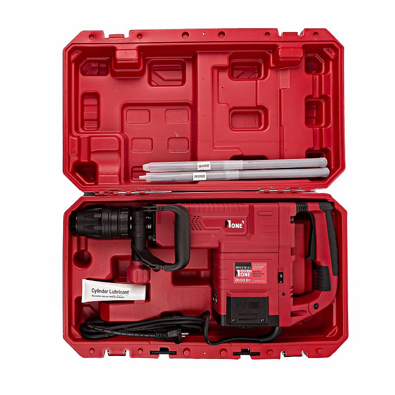 INDUSTRIAL Молоток отбойный EDH2000/50-PRO (2000Вт,28Дж,SDS-Max,пика,зубило,рег.скорости,кейс) №1
