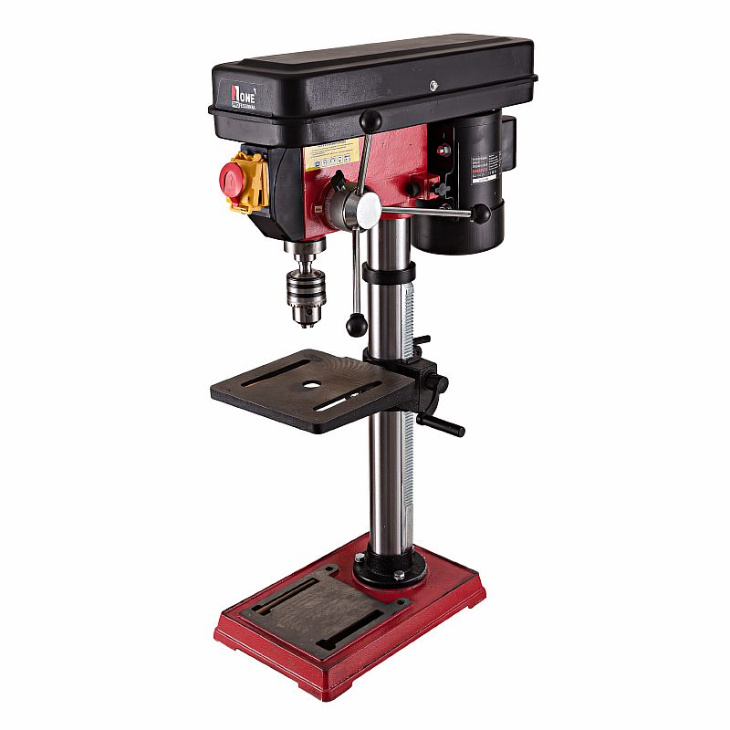 Станок сверлильный стационарный NBM 850S (850Вт,12 скоростей,16мм,220-2450об/мин)+тиски №1