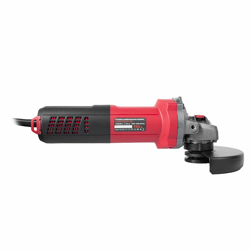 УШМ бесщет.AG950/125-PRO-BR (125мм,950Вт,плавн.пуск,повыш.пылезащита,РЕГУЛИРОВКА оборотов) №1