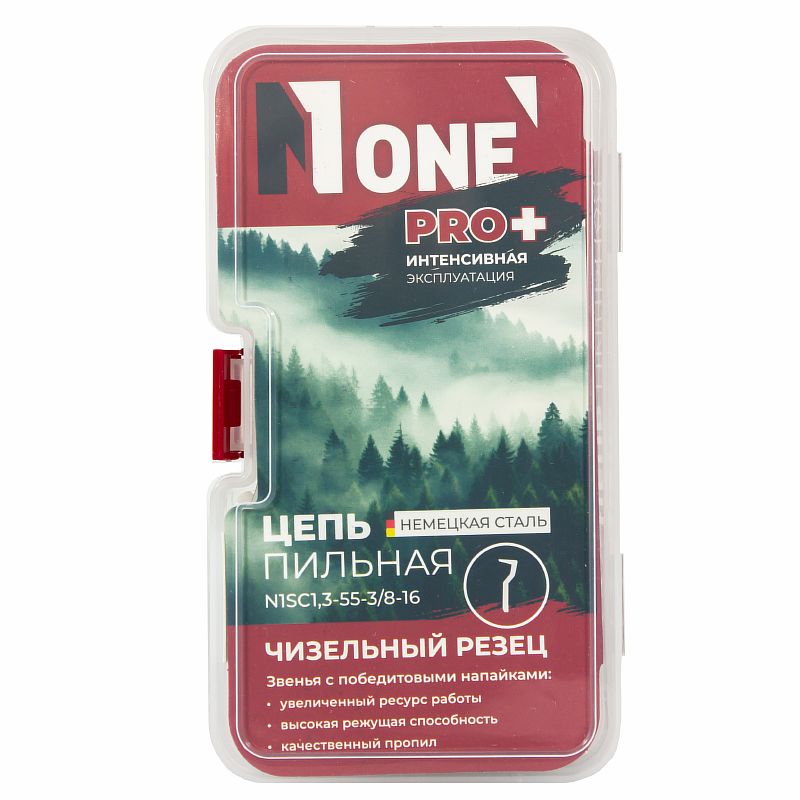 Цепь для пил PRO+ в коробке (победит.зуб) N1SC1,3-55-3/8-16 №1