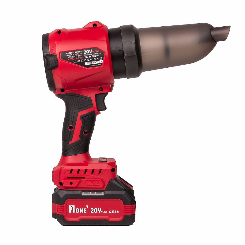 INDUSTRIAL Воздуходувка акк.бесщет.CB18/4.0-PRO (20V,4.0Ач,1АКБ,1з/у,2 НАСАДКИ,платформа MAKITA) №1