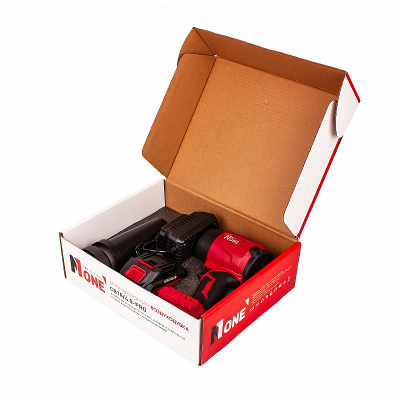 INDUSTRIAL Воздуходувка акк.бесщет.CB18/4.0-PRO (20V,4.0Ач,1АКБ,1з/у,2 НАСАДКИ,платформа MAKITA) №1
