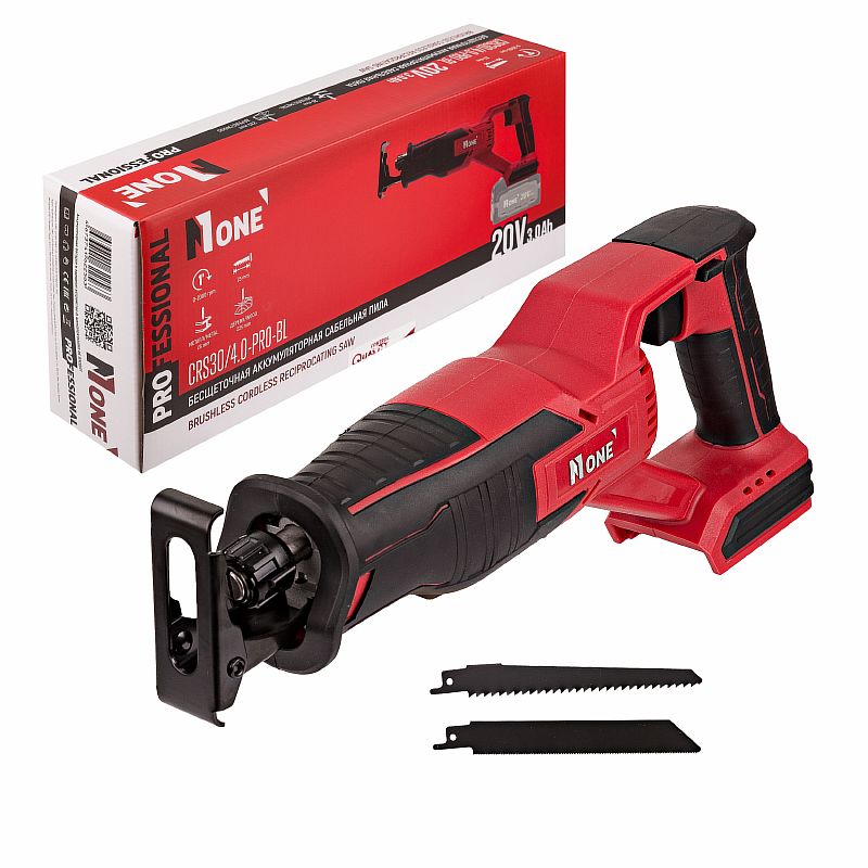 INDUSTRIAL Пила сабельная акк.бесщет.CRS30/4.0-PRO-BL(20V,3.0Ah,рег.скор,мет.25мм/дер23мм,ТУШКА) №1